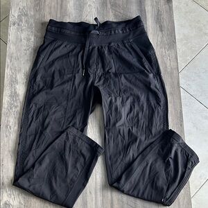 lululemon athletica Dance Studio high rise black cropped pants